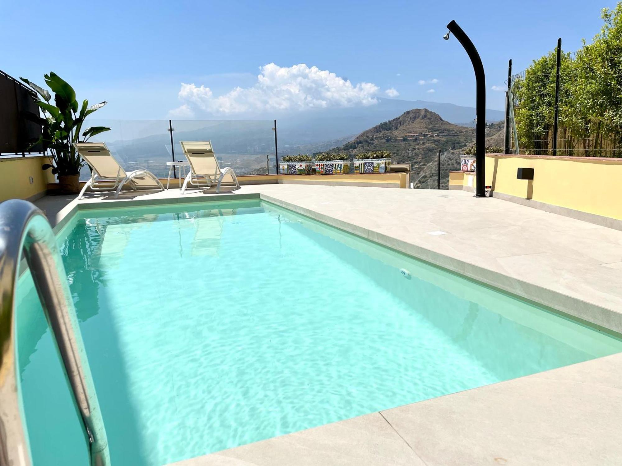 Villa Da Vinci Luxury Panoramic Apartments - Taormina Rooms Collection Bagian luar foto