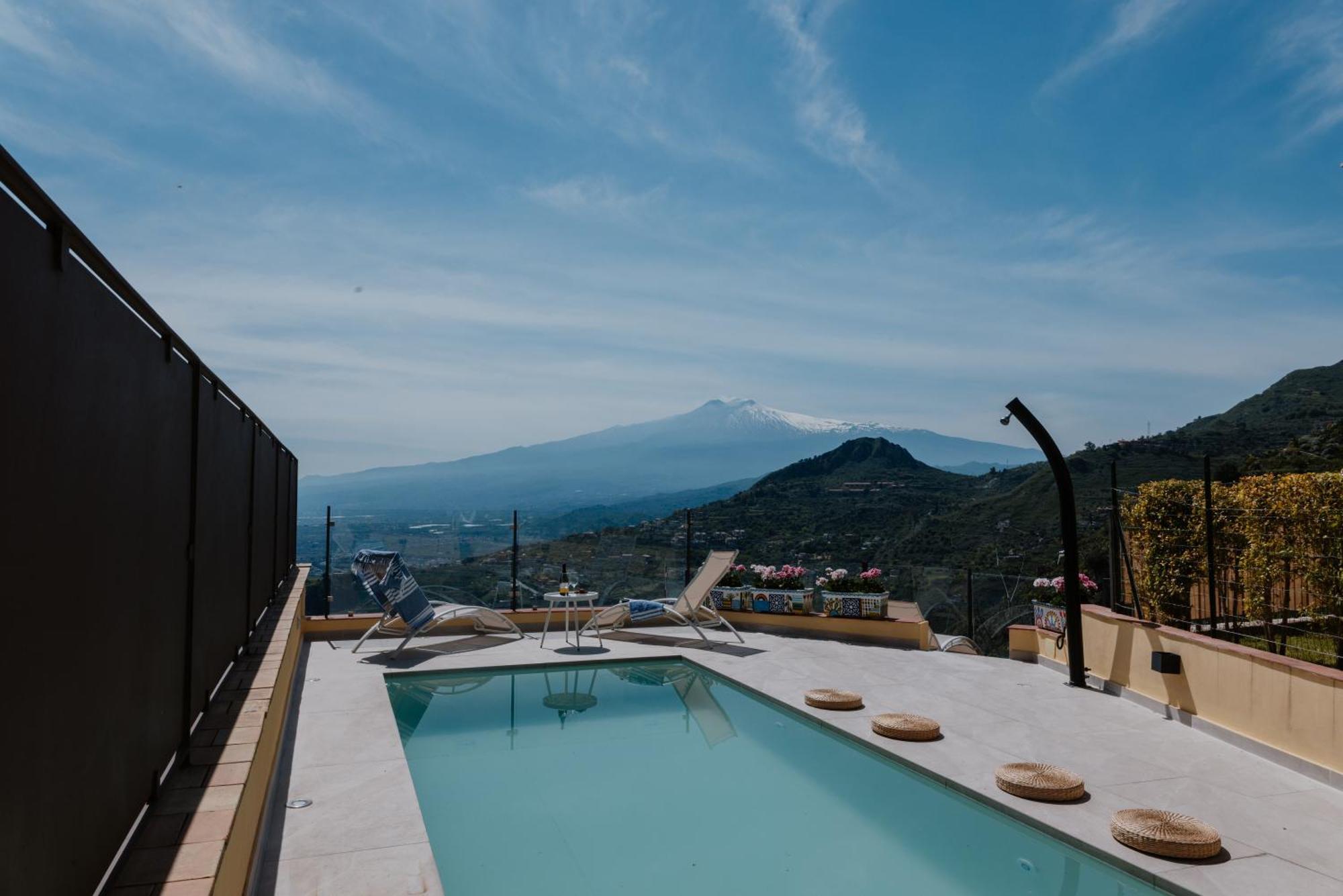 Villa Da Vinci Luxury Panoramic Apartments - Taormina Rooms Collection Bagian luar foto